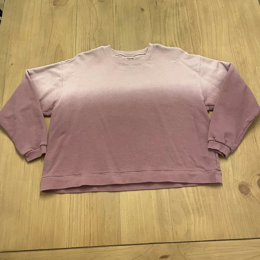 Madewell Size Small Cropped Crewneck